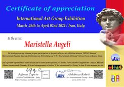 Appreciation Certificate Maristella Angeli
