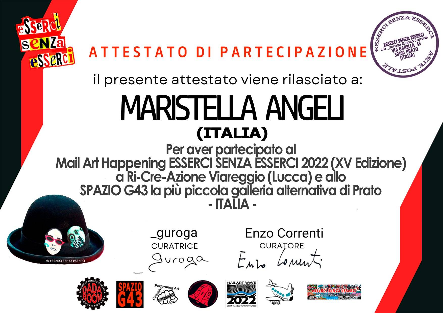 Attestato di partecipazione