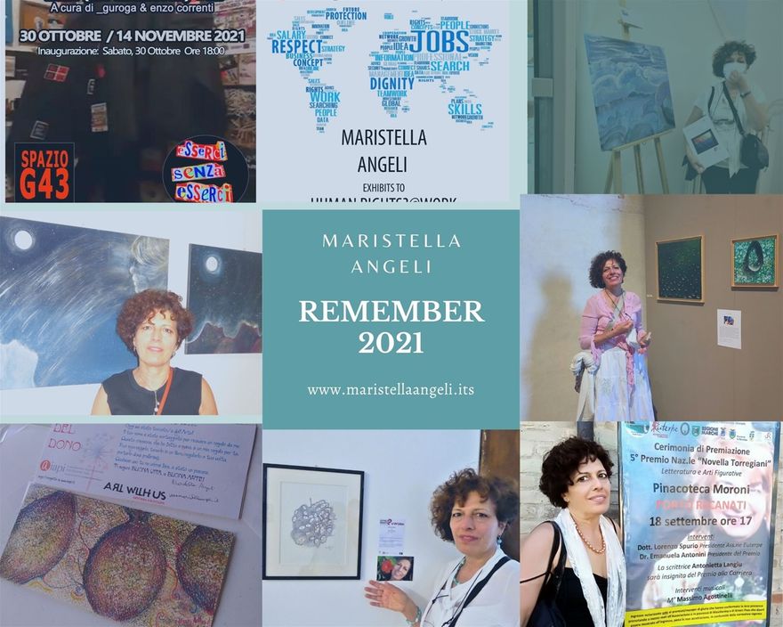 Esposizione, eventi 2021: Mail Art a Prato, Rovereto (TN), Roma, San Benedetto Po (MN), Albano Laziale (RM)
