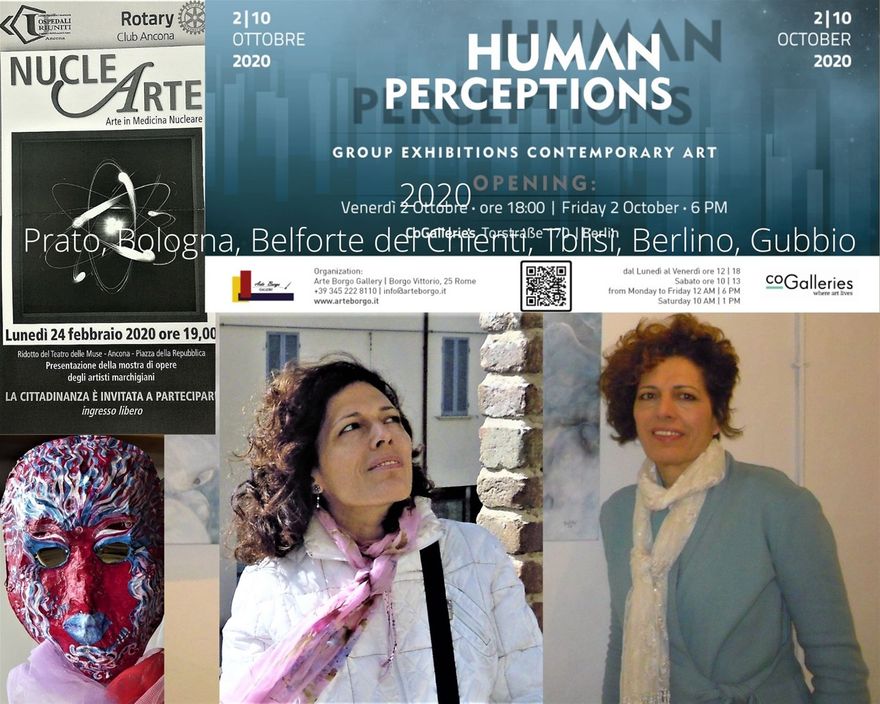 Esposizioni: Ancona (AN), Berlino (Germania), Gubbio (PG)